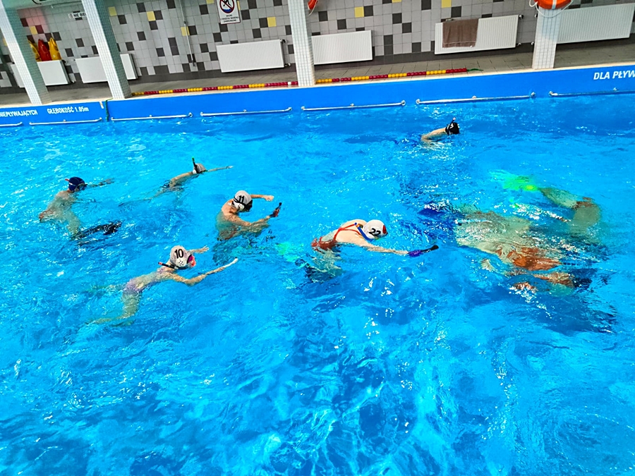 Hokej pod wodą Walenie Siemianowice Śląskie Trening IX 2022